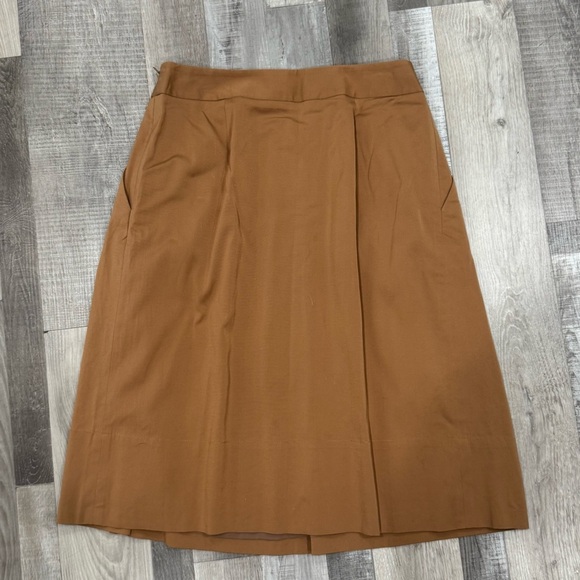 Talbots brown NWT pleated front skirt ❤️ - Picture 5 of 8
